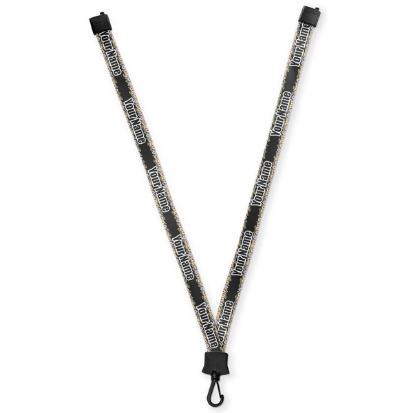 Custom Boho Floral Lanyard (Personalized)