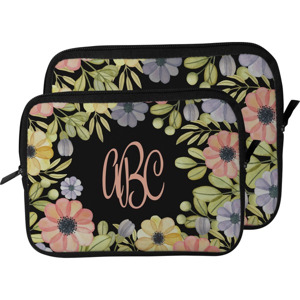 Boho Floral Laptop Sleeve (Size Comparison)