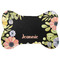 Boho Floral Bone Shaped Dog Food Mat (Personalized)