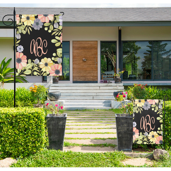 Boho Floral Large Garden Flag - LIFESTYLE