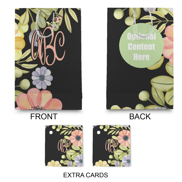 Boho Floral Large Gift Bag - Approval