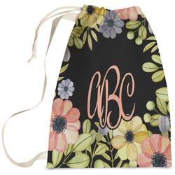 Boho Floral Laundry Bag - Large (Personalized)