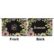 Boho Floral Large Zipper Pouch Approval (Front and Back)