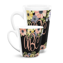 Boho Floral Latte Mug (Personalized)