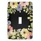 Boho Floral Light Switch Cover (Single Toggle)