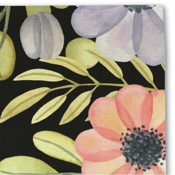 Boho Floral Linen Placemat - DETAIL