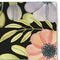 Boho Floral Linen Placemat - DETAIL