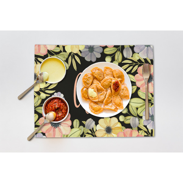 Boho Floral Linen Placemat - Lifestyle (single)