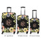 Boho Floral Luggage Bags all sizes - With Handle