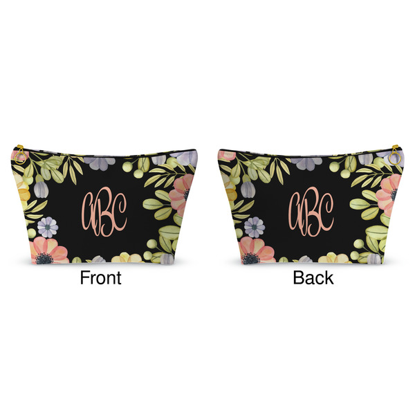 Boho Floral Makeup Bag (Front and Back)