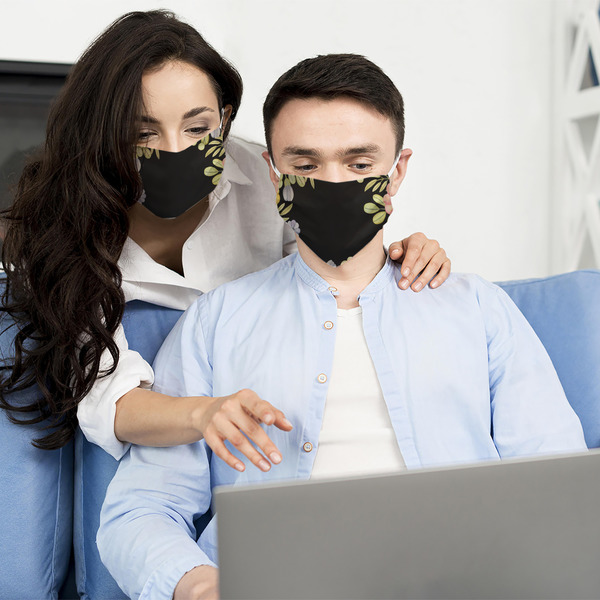 Boho Floral Mask1 Adult Lifestyle