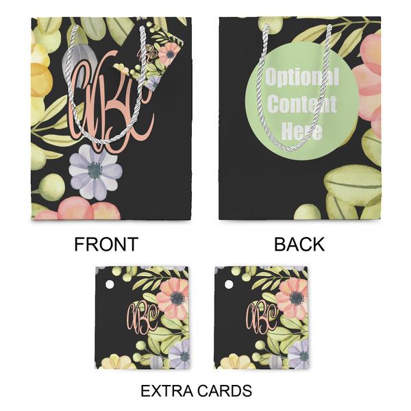 Boho Floral Medium Gift Bag - Approval