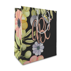 Boho Floral Medium Gift Bag (Personalized)