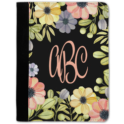 Boho Floral Notebook Padfolio - Medium w/ Monogram