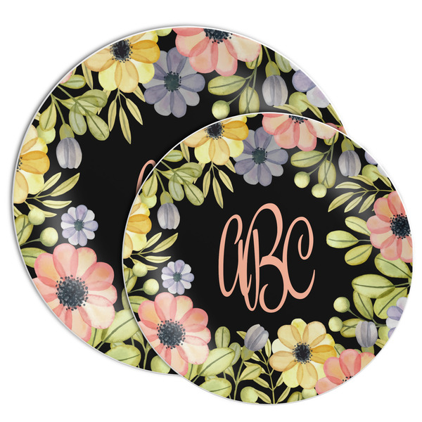 Boho Floral Melamine Plates - PARENT/MAIN