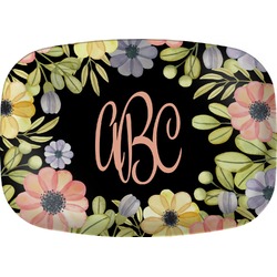Boho Floral Melamine Platter (Personalized)