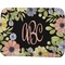 Boho Floral Memory Foam Bath Mat - 48"x36" (Personalized)