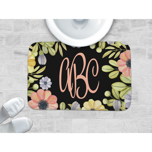 Boho Floral Memory Foam Bath Mat - LIFESTYLE 34x21