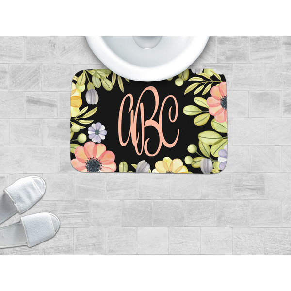 Boho Floral Memory Foam Bath Mat - LIFESTYLE