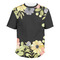 Boho Floral Men's Crew T-Shirt - Medium