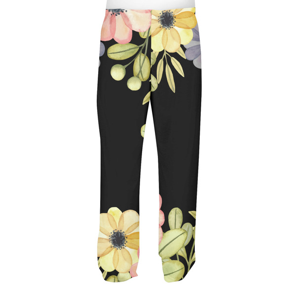 Boho Floral Men's Pjs Back - on model