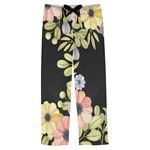 Boho Floral Mens Pajama Pants - XS