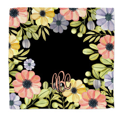 Boho Floral Microfiber Dish Rag (Personalized)