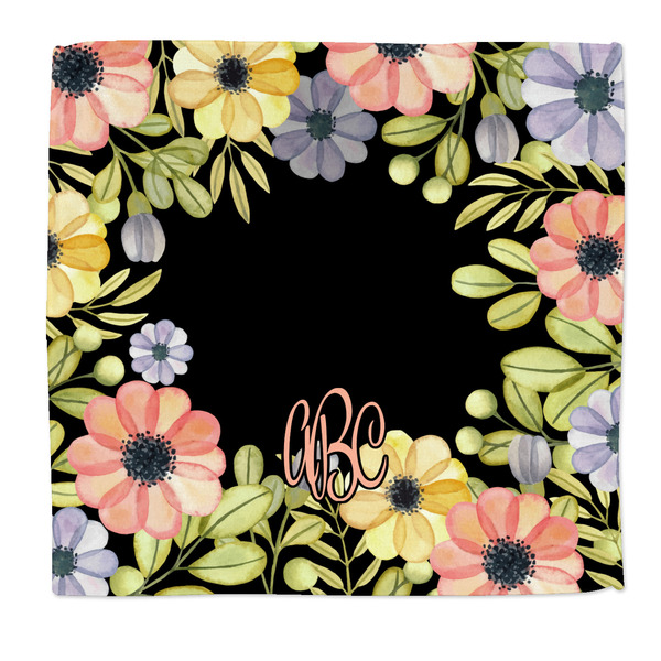 Custom Boho Floral Microfiber Dish Rag (Personalized)