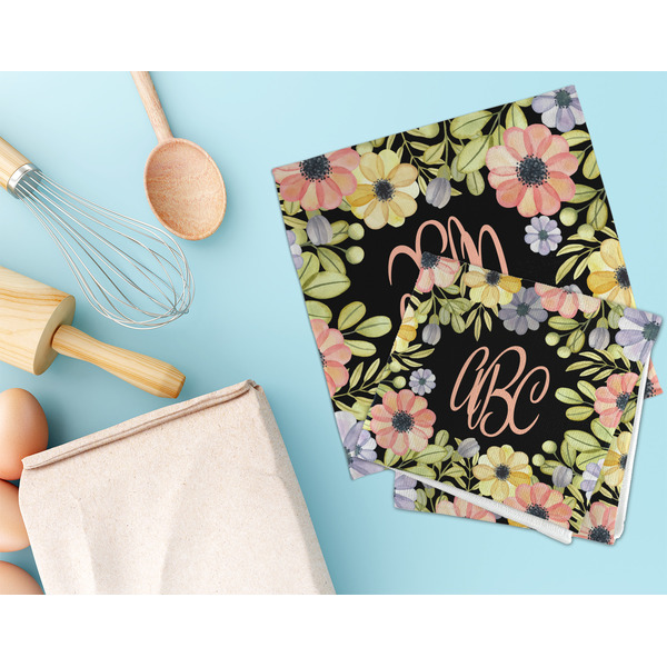 Boho Floral Microfiber Dish Rag - LIFESTYLE