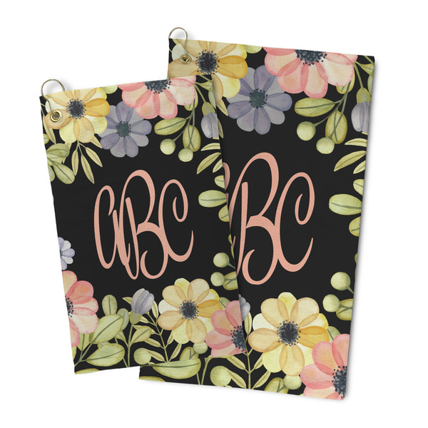 Boho Floral Microfiber Golf Towel - PARENT/MAIN