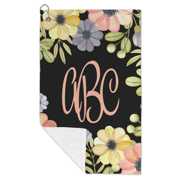 Boho Floral Microfiber Golf Towels - FOLD