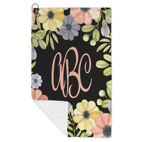 Boho Floral Microfiber Golf Towels - FOLD