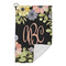Boho Floral Microfiber Golf Towels Small - FRONT FOLDED