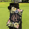 Boho Floral Microfiber Golf Towels - Small - LIFESTYLE