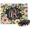 Boho Floral Dog Blanket - Large (Personalized)