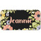 Boho Floral Mini Bicycle License Plate - Two Holes
