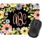 Boho Floral Rectangular Mouse Pad