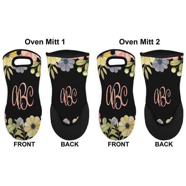 Boho Floral Neoprene Oven Mitt - Set of 2 - Approval