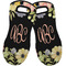 Boho Floral Neoprene Oven Mitts - Set of 2 w/ Monogram