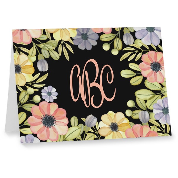 Custom Boho Floral Note cards (Personalized)