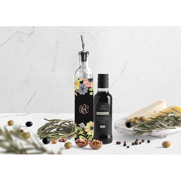 Boho Floral Oil Dispenser Bottle - Lifestyle Photo