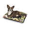 Boho Floral Outdoor Dog Beds - Medium - IN CONTEXT
