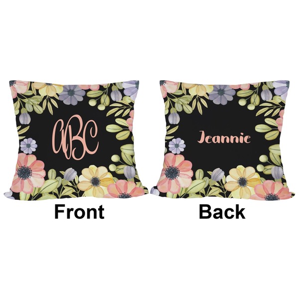 Boho Floral Outdoor Pillow - 20x20