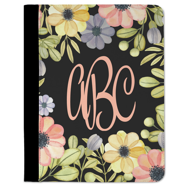 Custom Boho Floral Padfolio Clipboard - Large (Personalized)