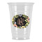 Boho Floral Party Cups - 16oz - Front/Main