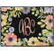 Boho Floral Door Mat (Personalized)