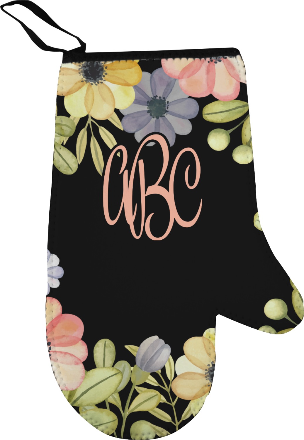 https://www.youcustomizeit.com/common/MAKE/1502980/Boho-Floral-Personalized-Oven-Mitt.jpg?lm=1555129463