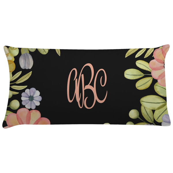 Custom Boho Floral Pillow Case - King (Personalized)