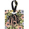 Boho Floral Personalized Square Luggage Tag