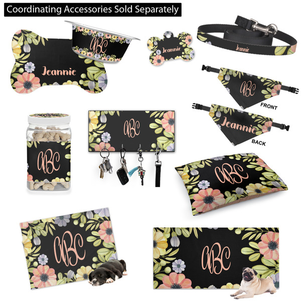 Boho Floral Customized Pet Accessories